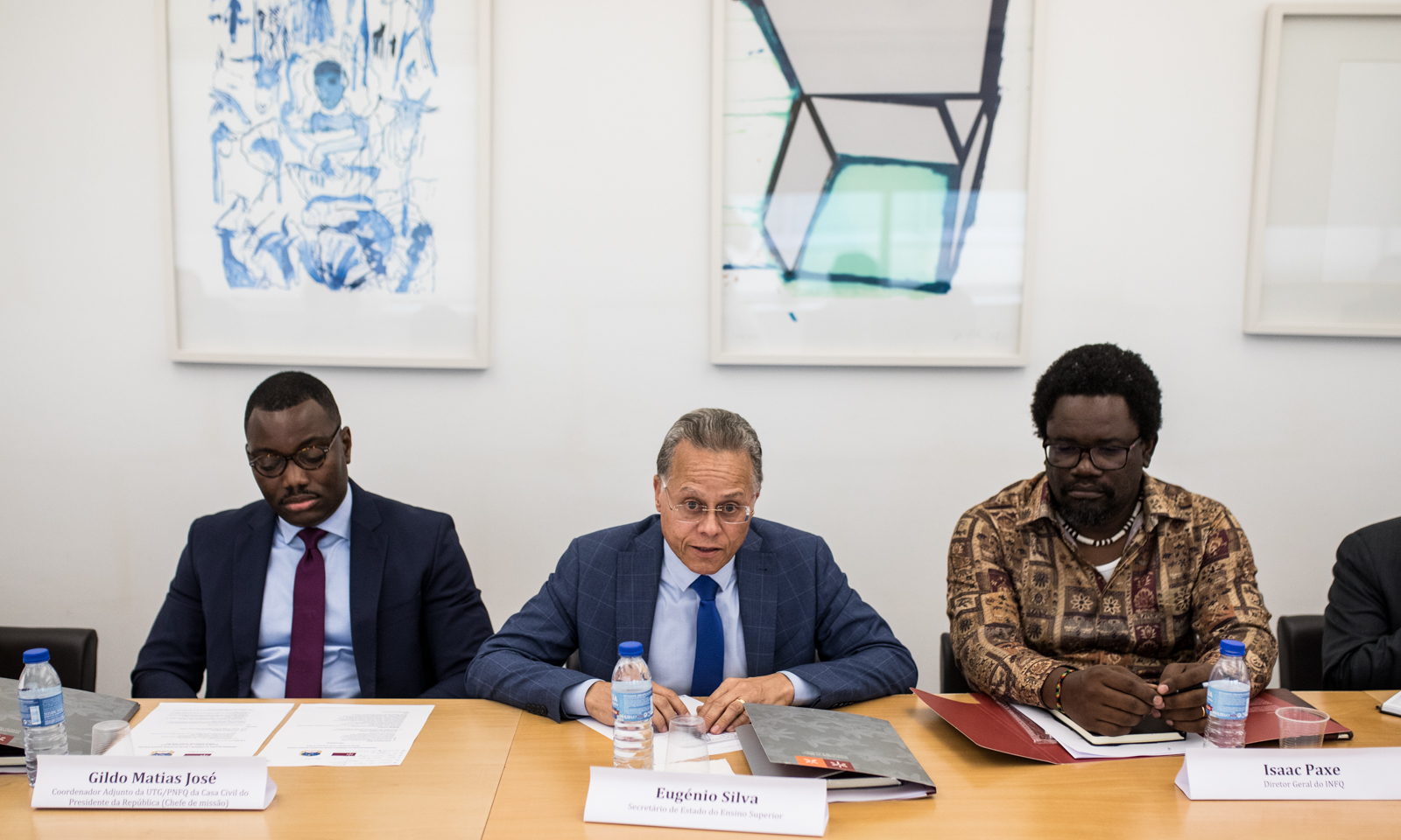 Thumbnail da galeria Secretário de Estado da Educação de Angola visita Instituto de Educação